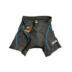 NEW Souke Sports Men's Padded Cycling Shorts L  PS6018 Black Blue NEW with tags
